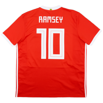 2018-19 Wales Home Shirt Ramsey #10 - 9/10 - (XL)