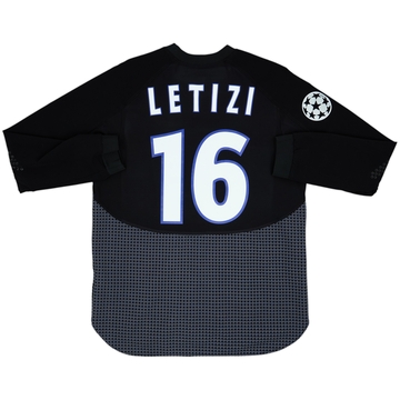 2000-01 Paris Saint-Germain Player Issue GK Shirt Letizi #16 - 6/10 - (L)
