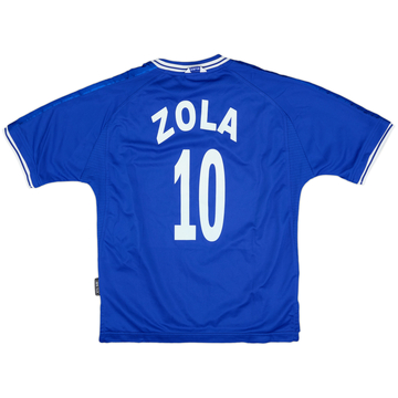 1999-01 Chelsea Home Shirt Zola #25 - 8/10 - (XXL)