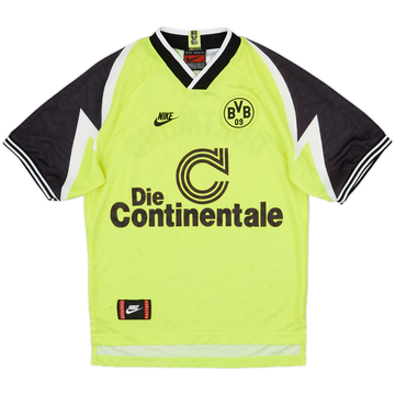 NIKE Borussia Dortmund 1995/96 サッカーシャツ 1995-96 Borussia Dortmund Home Shirt - 7/10 - (XS)
