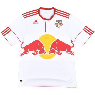 2010-12 Red Bull Salzburgo Camiseta de local Firmada - 7/10 - (L)