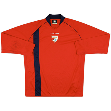 2007-08 Mantova Diadora Entrenamiento Manga Larga Camiseta - 8/10 - (XL)