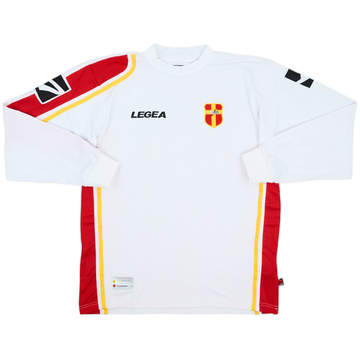 2007-08 Messina Match Issue Home L/S Shirt Lazzari #21