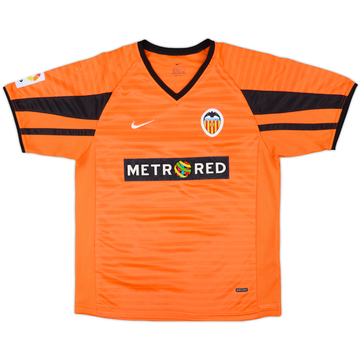 ウェア 10/11 Valencia CF Away Jersey 2001-02 Valencia Away Shirt Aimar #21 - 7/10 - (XXL)