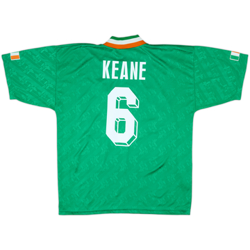 1994-95 Ireland Home Shirt Keane #6 - 9/10 - (M)