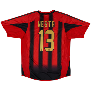 2002-03 AC Milan Home Shirt Nesta #13 - 5/10 - (M)