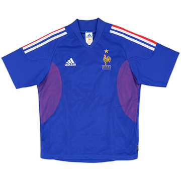 2004-06 France Home Shirt - 9/10 - (XL.Boys)