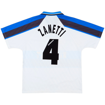 2010-11 Inter Milan Away Shirt Zanetti #4 - 4/10 - (L)