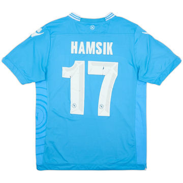 2017-18 Napoli Home Authentic Shirt Hamsik #17 (XL)