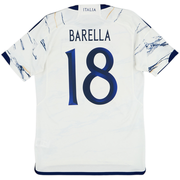 2023-24 Italy Authentic Home Shirt Barella #18 (M)