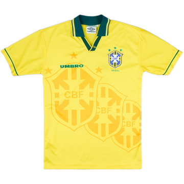 UMBRO 94年　ブラジル代表　7番　Bebeto べベット　ゲームシャツ サッカー ブラジル代表 ユニフォーム 94年 W杯 7番 ベベット 超