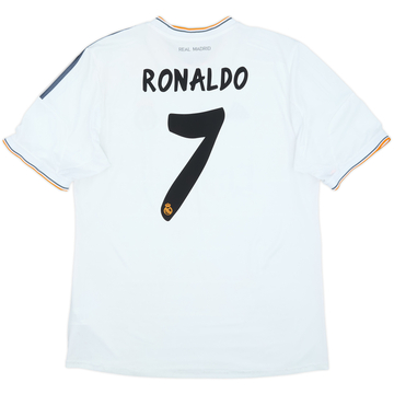 2013-14 Real Madrid Home Shirt Ronaldo #7 - 6/10 - (XXL)