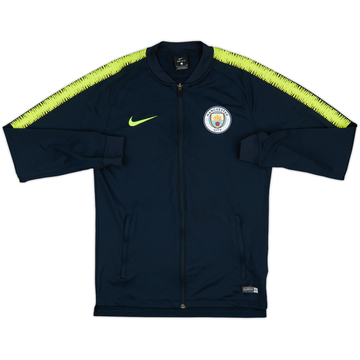 2018-19 Manchester City Staff Issue Nike Track Jacket YH (S)