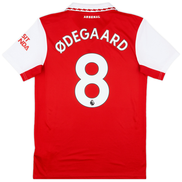 2022-23 Arsenal Home Shirt Odegaard #8