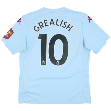 2019-20 Aston Villa Home Shirt Grealish #10 - 10/10 - (S)