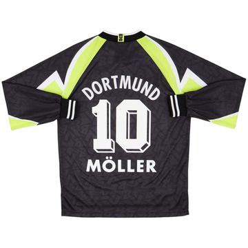 1995-96 Borussia Dortmund Away L/S Shirt Moller #10 - 8/10 - (M)