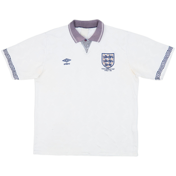 ウェア 90S VINTAGE 90-92 England national team England Adult XL National Team Football Shirt 1990 1992 Umbro 90