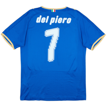 2007-08 Italy Home Shirt Del Piero #7 - 6/10 - (S)