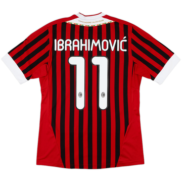 AC Milan Ibrahimovic 11 ユニフォーム NWT AC Milan 11/12 Home Jersey “Ibrahimovic 11” (Medium) | eBay