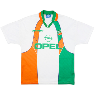 ウェア 95s IRELAND NATIONAL TEAM GAME SHIRTS 1995-96 Ireland GK Shirt - 6/10 - (L)
