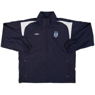 1995-97 England Umbro Hooded Rain Jacket - 9/10 - (L)