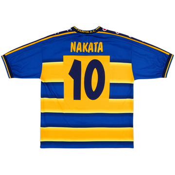2001-02 Parma Home Shirt Nakata #10 - 8/10 - (S)