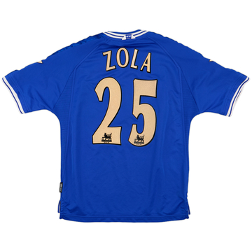 1997-99 Chelsea Home Shirt Zola #25 - 7/10 - (M)