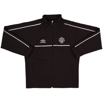2000-01 Manchester United Umbro 1/4 Zip Track Jacket - 9/10 - (XL)