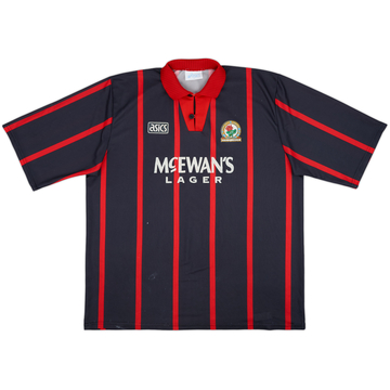 ブラックバーン・ローヴァーズ 1994-95 レア　サッカー　ユニフォーム シアラーが躍動！1994/95ブラックバーン、プレミア悲願の初優勝