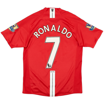 2007-09 Manchester United Home Shirt Ronaldo #7 - 7/10 - (S)