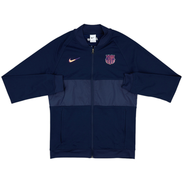 2021-22 Barcelona Nike Hooded Track Jacket - 8/10 - (XS)