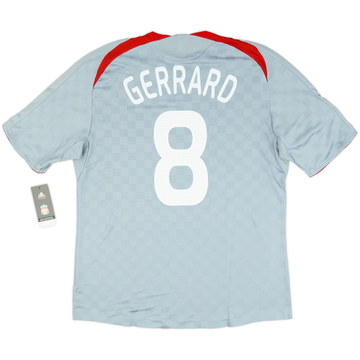 2008-09 Liverpool Away Shirt Gerrard #8