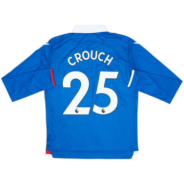 Camiseta de visitante de manga larga del Stoke City 2017-18 Crouch #25 (15-16 Años)