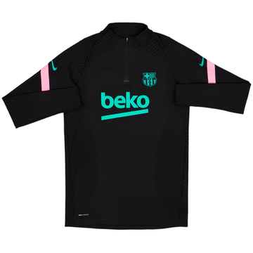2019-20 Barcelona Nike Vaporknit 1/4 Zip Drill Top - 7/10 - (L)