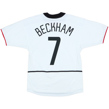 2002-03 Manchester United Away Shirt Beckham #7