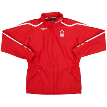 2016-17 Nottingham Forest adidas Hooded Rain Jacket - 8/10 - (L.Boys)