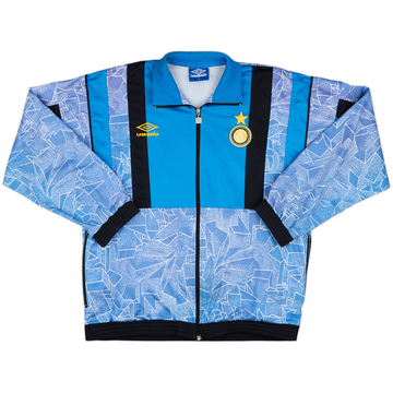 1997-98 Inter Milan Umbro 1/4 Zip Track Jacket - 6/10 - (L)
