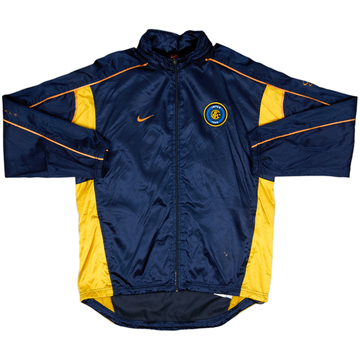 2001-02 Inter Milan Nike Hooded Rain Jacket - 8/10 - (M)