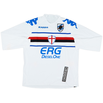 サンプドリア　kappa　ストレッチ　ユニフォーム　XL 2007-08 Sampdoria Third Shirt - 5/10 - (XL)