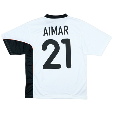 2004-05 Valencia Basic Home Shirt Aimar #21 - 10/10 - (XL)