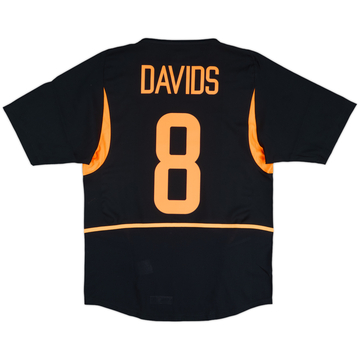 ダービッツ　Netherlands AWAY #8 DAVIDS 希少 2002-04 Netherlands Away Shirt Davids #8 - 9/10 - (L)