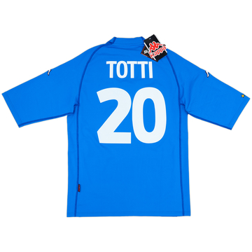 2000-01 Italy Basic Home Shirt Totti #20 - 9/10 - (L)