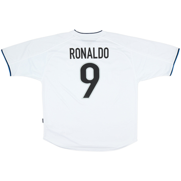 1999-00 Inter Milan Player Issue Away L/S Shirt Ronaldo #9 - 7/10
