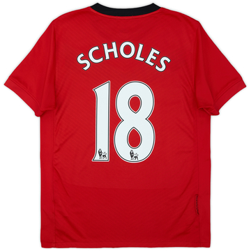 1996-98 Manchester United Home Shirt Scholes #18 - 6/10 - (M) 1996-98 Manchester United Home Shirt Scholes #18 - 6/10 - (M)