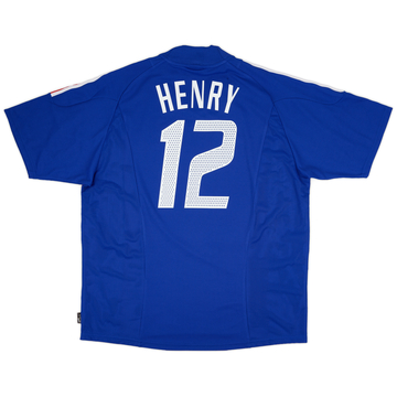 2002-04 France Home Shirt Henry #12 (L)