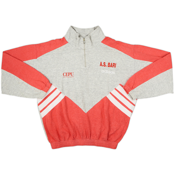 1995-96 Bari versión jugador adidas Sudadera de entrenamiento con cremallera de 1/4 - 8/10 - (XL)