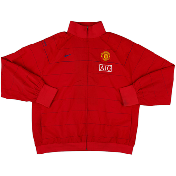 2008-09 Manchester United Nike Track Jacket - 9/10 - (XXL)