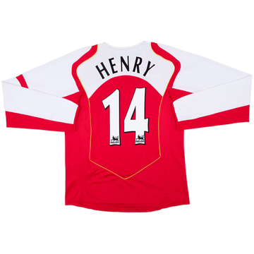 定番人気！ Henry Shirt Home Arsenal 2004-05 #14 (M) - 10/10 - ウェア