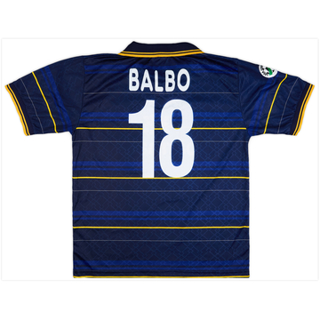 1998-99 Parma Match Issue Third Shirt Balbo #18