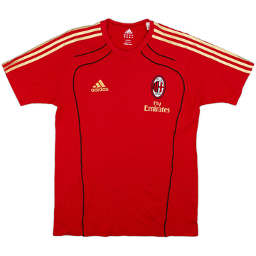2010-11 AC Milan adidas Cotton Camiseta - 8/10 - (M)